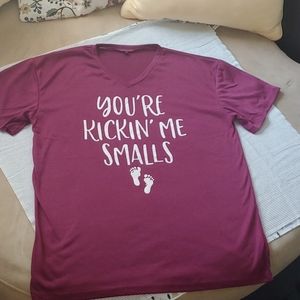 XXL V-Neck "You're Kickin' Me Smalls"